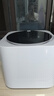 美的（Midea）迷你波輪全自動(dòng)洗衣機家用  襪子內褲內衣洗衣機小型迷你洗衣機嬰兒 懶人洗衣機 除菌除螨 以舊換 新品丨1KG丨炫彩屏丨健康除螨洗 曬單實(shí)拍圖