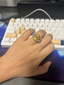 CIGA LONG夏瀚宇同款龍梓嘉山海天然黃水晶戒指新中式珠寶禮物 黃水晶戒指 13-14 曬單實(shí)拍圖