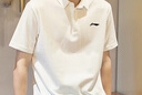 李寧棉polo衫男透氣襯衫夏季跑步t恤運動(dòng)休閑短袖翻領(lǐng)半袖上衣 曬單實(shí)拍圖