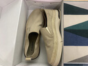 富貴鳥(niǎo)（FUGUINIAO）休閑鞋男鞋秋季透氣帆布鞋男士運動(dòng)板鞋一腳蹬軟底輕便駕車(chē)鞋子 米色 41 曬單實(shí)拍圖