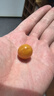 妍韻珠寶收藏級蜜蠟單珠散珠天然原礦滿(mǎn)蜜雞油黃妖花白花蜜琥珀15-16mm 曬單實(shí)拍圖