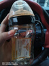卡蜜迪奶瓶學(xué)飲杯寶寶新生兒寬口徑仿母乳大容量水杯重力球水杯牛奶杯 300ml（水嘴）【8個(gè)月以上】 曬單實(shí)拍圖