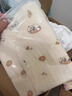 婧麒（JOYNCLEON）新生兒嬰兒衣服夾棉春秋滿(mǎn)月純棉初生寶寶秋裝連體衣早秋a類(lèi)秋季 樹(shù)葉熊 59cm 曬單實(shí)拍圖