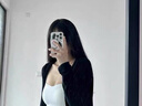 ubras劉雯同款25年新品抹胸bra-in吊帶背心涼感帶胸墊美背女內(nèi)衣上衣 交叉美背-白色 M 75A/75B/75C 曬單實拍圖