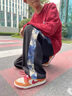 栗譜新中式國風(fēng)褲子男夏季美式復古潮牌闊腿運動(dòng)褲寬松直筒休閑長(cháng)褲子 W209-黑色 XL (建議120-140斤) 曬單實(shí)拍圖