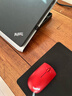 ThinkPad 聯(lián)想thinkplus小黑紅點(diǎn)無(wú)線(xiàn)鼠標 筆記本電腦辦公鼠標 單模-無(wú)線(xiàn)鼠標（魅力紅） 曬單實(shí)拍圖