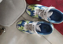 卡爾美（KELME）兒童足球鞋男星耀1.0防滑耐磨TF碎釘專(zhuān)業(yè)比賽球鞋 綠彩藍 30  曬單實(shí)拍圖