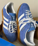 AJPC莆田純原Samba三葉草德訓鞋男女同款情侶百搭校園風(fēng)運動(dòng)休閑板鞋 德訓Samba-藍白 42 【標準尺碼】 曬單實(shí)拍圖