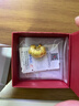 菜百首飾 黃金吊墜 福字同心鎖如意鎖寶寶金鎖不含鏈 計價(jià) 約3.60克 曬單實(shí)拍圖