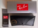 雷朋（Ray.Ban）眼鏡時(shí)尚太陽(yáng)鏡男女高清偏光鏡開(kāi)車(chē)駕駛防遠光眼鏡蛤蟆鏡夏季墨鏡 黑框黑灰片 偏光鏡片62mm男士 曬單實(shí)拍圖