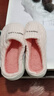 品愛(ài)質(zhì)舒棉拖鞋男秋冬季包跟居家室內家用厚底保暖防滑毛毛棉鞋女涼拖鞋 【D2-2款】棉鞋粉色(女款) 38-39 【偏小1-2碼】 曬單實(shí)拍圖