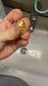 CRD克徠帝黃金耳釘足金耳飾5G工藝水滴愛(ài)心款送女友禮物節(jié)日禮物 2.2g|愛(ài)心|GE00188 曬單實(shí)拍圖