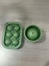 奧美優(yōu)（AOmeiyou）冰格模具冰箱自制冰格冰球 食品級硅膠制冰模具冰球牛油果綠6格 曬單實(shí)拍圖