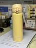 膳魔師（THERMOS）大容量保溫杯男士女學(xué)生便攜新款不銹鋼保 奶黃色500mljnl506 曬單實(shí)拍圖