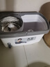大衛(wèi)雙驅(qū)動旋轉(zhuǎn)拖把桶通用懶人神器免手洗拖地家用一拖凈拖布 配置共2個拖頭 曬單實拍圖