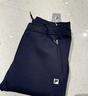 FILA 斐樂(lè )官方針織長(cháng)褲男秋冬季新款運動(dòng)褲健身褲直筒休閑褲直口褲子 RD寶藍-NV L 175/84A 曬單實(shí)拍圖