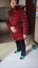 亮面免洗羽絨棉服女中長(cháng)款洋氣上檔次冬新款棉襖加厚顯瘦女士棉衣 酒紅色 【帽子可脫卸】 2XL 105-120斤 曬單實(shí)拍圖