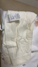 babylove嬰兒連體衣秋季純棉提花純色舒適寶寶哈衣新生兒爬服居家睡衣秋季 奶白色 52cm 曬單實(shí)拍圖