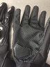 BIBK摩托車(chē)騎行手套冬季加絨男士自行機車(chē)手套冬天電動(dòng)車(chē)騎行防護裝備 【秋季款】黑色-可觸屏 均碼 曬單實(shí)拍圖