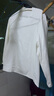 蕉下（beneunder）長(cháng)袖T恤男士衛衣氣絨服保暖打底衫圓領(lǐng)寬松舒適CL010沁柔白XL 曬單實(shí)拍圖