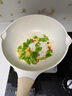 炊大皇 炒鍋 麥飯石色不粘鍋多功能少油煙炒菜鍋平底28cm 電磁爐通用 曬單實(shí)拍圖