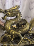 明恩銅龍風(fēng)水擺件黃銅龍騰四海青龍擺件漢龍金龍十二生肖龍客廳辦公室 大號 龍騰四海 長(cháng)35CM 曬單實(shí)拍圖