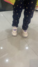 百麗童鞋女童閃燈鞋運動(dòng)亮燈鞋25年秋季新款學(xué)步鞋發(fā)光鞋白色/紫色28 曬單實(shí)拍圖