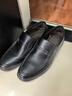 意爾康男鞋冬季休閑舒適爸爸鞋加絨保暖一腳蹬皮鞋96108W黑色42 曬單實(shí)拍圖