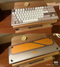 TickType機械鍵盤(pán)evo80三模2.4G藍牙HiFi客制化鋁坨坨鍵盤(pán) 陽(yáng)極砂金 三模淺淺奶軸（悶軸） 曬單實(shí)拍圖