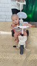 鳳凰 兒童三輪車(chē)腳踏車(chē)遛娃1-6歲寶寶手推車(chē)可推可騎兒童車(chē)敞篷自行車(chē) 【寶貝熊】四合一鈦空輪 曬單實(shí)拍圖