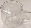 京東京造 玻璃杯 雙層玻璃茶水分離耐高溫泡茶水杯子大容量500ml 曬單實(shí)拍圖