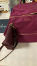 TUMI/途明【秋冬新品】VOYAGEUR 優(yōu)雅女士單肩斜挎包 紅酒色 曬單實(shí)拍圖