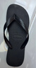havaianas哈唯納Top炫彩夾腳人字拖女夏海邊平底拖鞋親子款 0090-火耀黑 41-42 巴西碼 曬單實(shí)拍圖