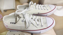匡威（Converse）官方 All Star男女星星低幫小白鞋休閑板鞋A15504C A15504C 38 曬單實(shí)拍圖