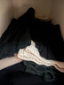 麥檬【雙11搶先購】MM懶人羊毛可機洗奢品級黃金羊毛打底針織衫25秋冬 黑色5GA933511Q M （115-125斤） 曬單實(shí)拍圖