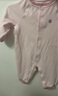 戴維貝拉（DAVE＆BELLA）滿(mǎn)月寶寶衣服0-3個(gè)月女寶連體衣嬰幼兒爬服秋裝新款小童包屁衣 淺粉色【DB3243352-N】 66cm （建議身高66-7cm） 曬單實(shí)拍圖