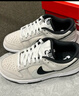 耐克女子輕便平底運動(dòng)鞋冬季膠底板鞋低幫NIKE DUNK LOW HV1800 101白/塵光子色/白/金屬銀/煤黑 40 曬單實(shí)拍圖
