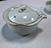 雅瓷汝窯茶具套裝手抓壺泡茶壺辦公室一壺二杯旅行出差小隱 汝窯小隱茶側+茶布包 4件 曬單實(shí)拍圖