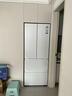 海爾（Haier）冰箱416升法式多門四開門 594mm超薄零嵌入式小戶型小紅花系列 一級(jí)變頻風(fēng)冷無霜黑金凈化家用冰箱 416升小紅花丨594專業(yè)超薄丨700超窄機(jī)身 曬單實(shí)拍圖