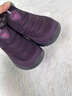 足力健艾爸爸老人鞋媽媽棉鞋女冬季加絨中老年休閑雪地靴高幫羊毛保暖東北棉靴 紫色女 （送襪子） 40 曬單實(shí)拍圖
