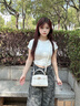CinvaiKrose【葉一茜同款】凱莉包包女款2025年手提包女包單肩斜挎包生日禮物 奶油白【送女友老婆女生禮物走心】 曬單實(shí)拍圖