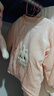 小三月男女寶寶夾棉衣服冬季嬰兒加厚分體兩件套裝棉衣棉褲冬裝棉服外穿 A107套裝小兔粉 73碼，建議14-18斤 曬單實(shí)拍圖