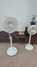 美的（Midea）幸運(yùn)草安睡風(fēng)扇家用電風(fēng)扇直流變頻落地扇 WiFi智控循環(huán)風(fēng)扇1級能效遙控轉(zhuǎn)頁扇 【幸運(yùn)草風(fēng)扇PLUS-WIFI智控】SDI35MQ 曬單實(shí)拍圖