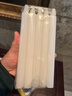 漫德萊應(yīng)急照明蠟燭白色10支裝無(wú)煙老式直桿蠟實(shí)驗(yàn)日用停電地震 2*20cm 曬單實(shí)拍圖