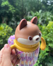 babycare兒童保溫杯嬰兒小松鼠寶寶1-3歲不銹鋼吸管水杯壺學(xué)生上學(xué)450ml 曬單實(shí)拍圖