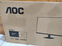 AOC 27英寸 120Hz IPS HDRMode HDMI 低藍光不閃 可壁掛 三邊微邊 超薄節能辦公電腦顯示器 27B35H 曬單實(shí)拍圖