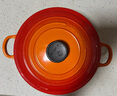 酷彩（Le Creuset）法國進(jìn)口琺瑯鑄鐵鍋湯鍋燜燉煮鍋電磁爐燃氣爐通用24cm圓形鍋桔色 曬單實(shí)拍圖