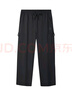 駱駝（CAMEL）休閑戶(hù)外登山褲男防潑水直筒工裝褲 J14CA6L6645 幻影黑 XXL 曬單實(shí)拍圖