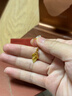 周生生黃金耳飾 足金葉子耳環(huán)一對(duì)女 三金首飾生日禮物40535E 計(jì)價(jià)3.5克 曬單實(shí)拍圖