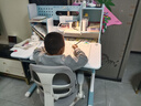 卓酷兒童學(xué)習桌椅套裝可升降兒童書(shū)桌小學(xué)生寫(xiě)字桌寫(xiě)字臺3-18歲小戶(hù)型 優(yōu)享經(jīng)典1.0米書(shū)桌藍+V9護脊椅 豆綠色 曬單實(shí)拍圖
